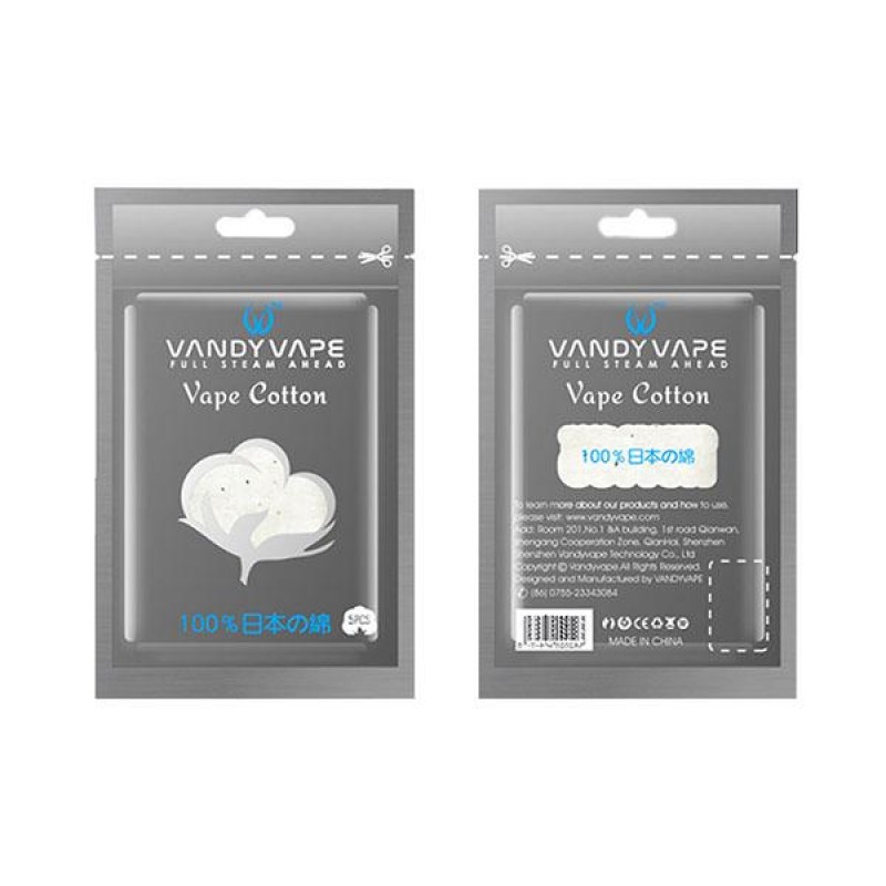 Vandy Vape Vape Japanese Organic Cotton Loops (2.5...