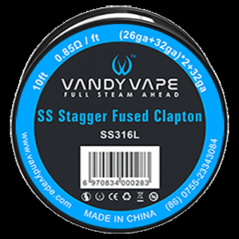 Vandy Vape SS Stagger Fused Clapton SS316L Wire ((...
