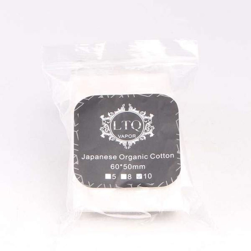 8PCS-PACK LTQ Vapor Japanese Organic Cotton 60*50m...