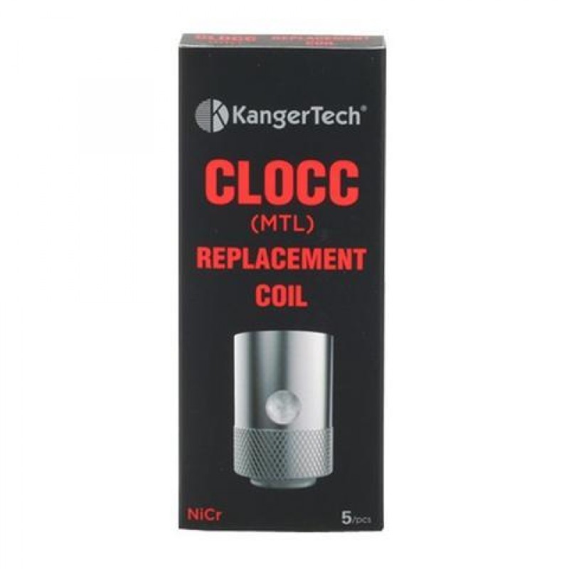 5PCS-PACK KangerTech CLOCC MTL Replacement Coil Nichrome 1.5 Ohm
